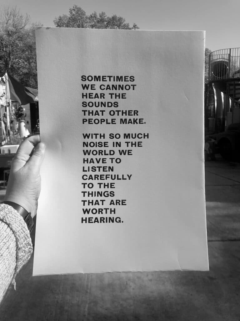 Listen Carefully